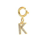 Dainty Cuban Figaro Chain Letter Initial Bracelet