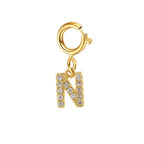 Dainty Cuban Figaro Chain Letter Initial Bracelet