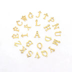 Dainty Satellite Chain Letter Initial Necklace