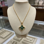 Emerald Pendant Necklace