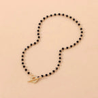 Floral Choker Flower Clasp Necklace