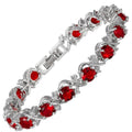 Ruby Vine Tennis Bracelet