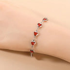 Ophelyra Garnetelle Bracelet White Gold