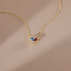 Forever Linked Birthstone Heart Necklace & Bracelet