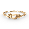 FORCE LARGE HORSESHOE CLASP METAL BRACELET