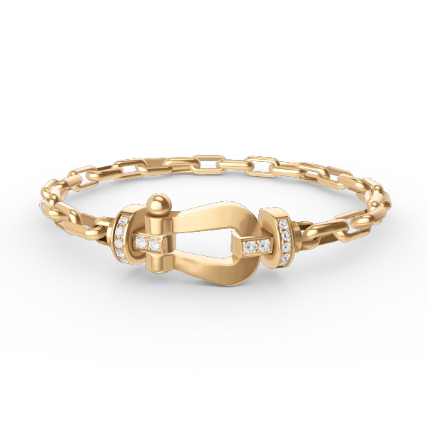 FORCE LARGE HORSESHOE CLASP METAL BRACELET