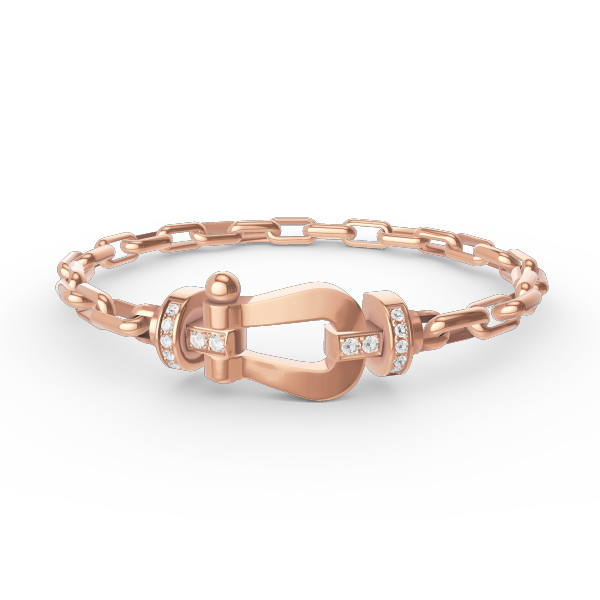 FORCE LARGE HORSESHOE CLASP METAL BRACELET