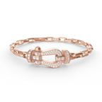 FORCE LARGE HORSESHOE CLASP METAL BRACELET