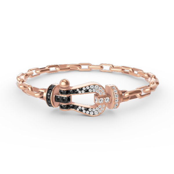 FORCE LARGE HORSESHOE CLASP METAL BRACELET