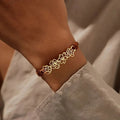 Personalized Birth Flower Bracelet