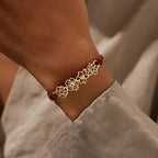 Personalized Birth Flower Bracelet
