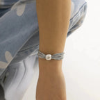 Posh Multi Layered Chain Ball Necklace and Bracelet