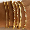 Isabella Classic Gold Bracelet Set