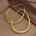 Antique Gold Hoop Earrings