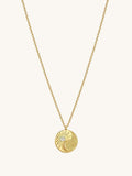 Sun and Moon Pendant Necklace Gold