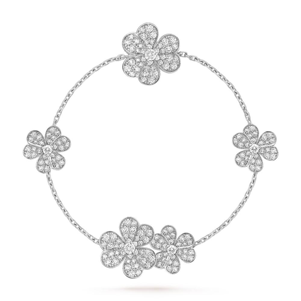 FRIVOLE SILVER 5 FLOWERS BRACELET VIP