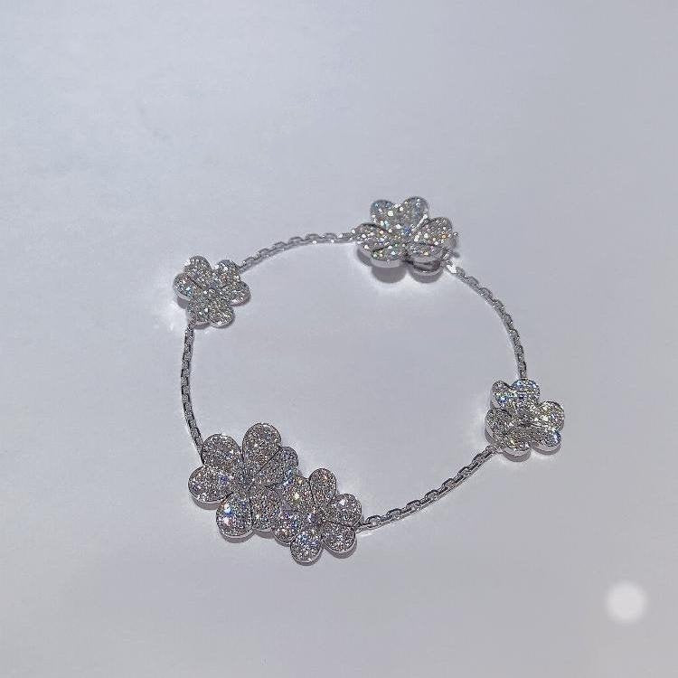 FRIVOLE SILVER 5 FLOWERS BRACELET VIP
