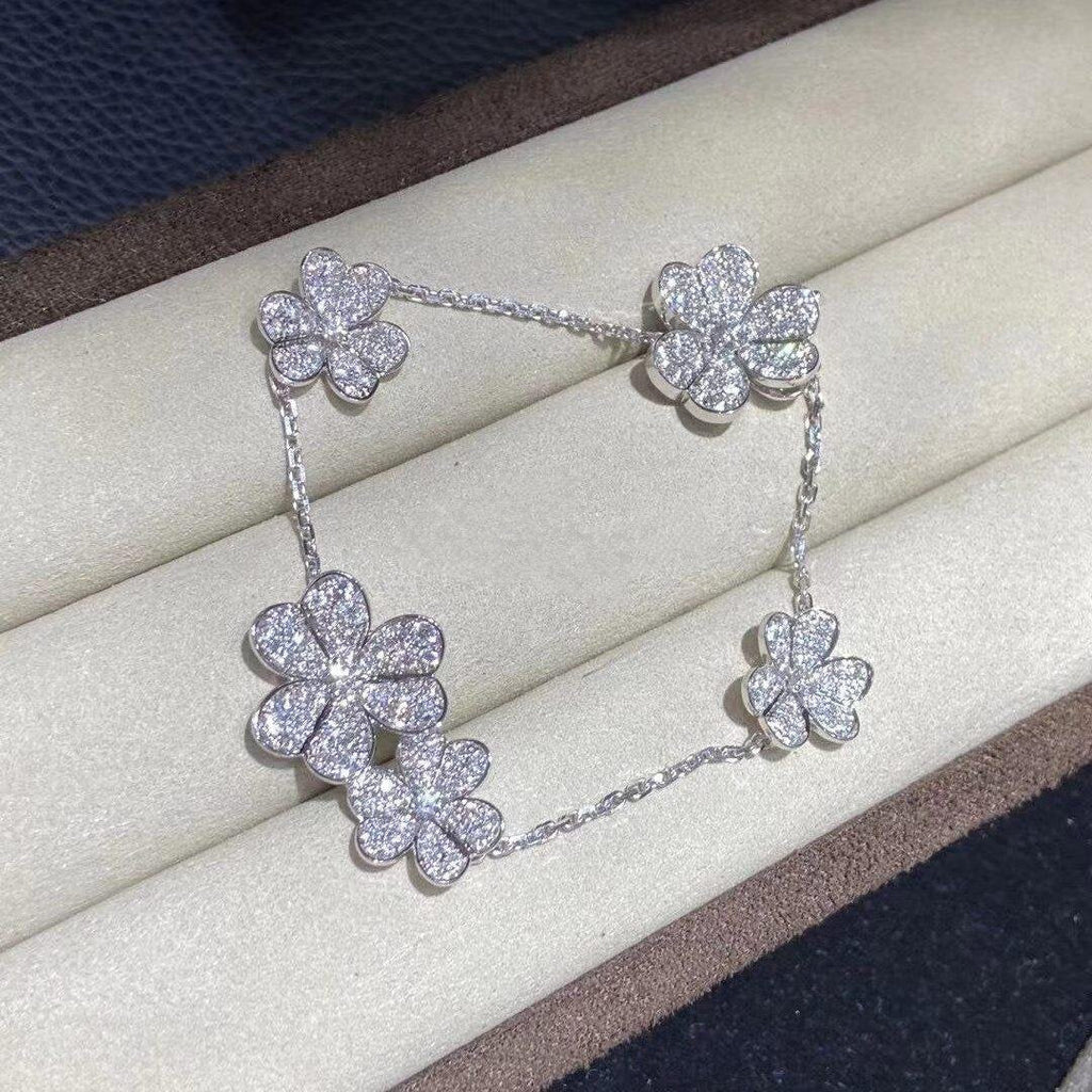 FRIVOLE SILVER 5 FLOWERS BRACELET VIP