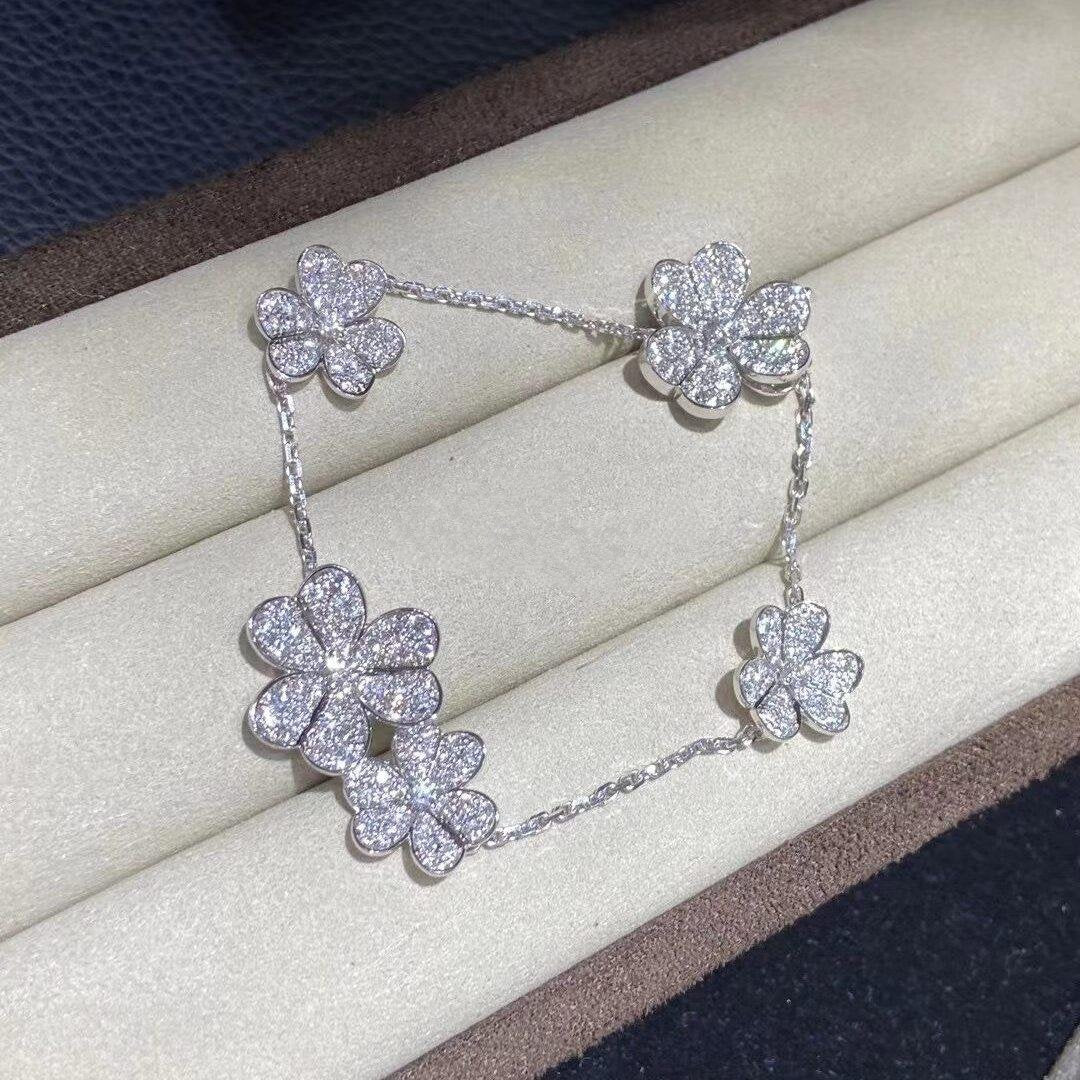 FRIVOLE SILVER 5 FLOWERS BRACELET VIP