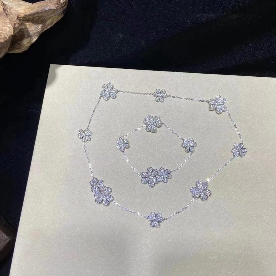 FRIVOLE SILVER 5 FLOWERS BRACELET VIP